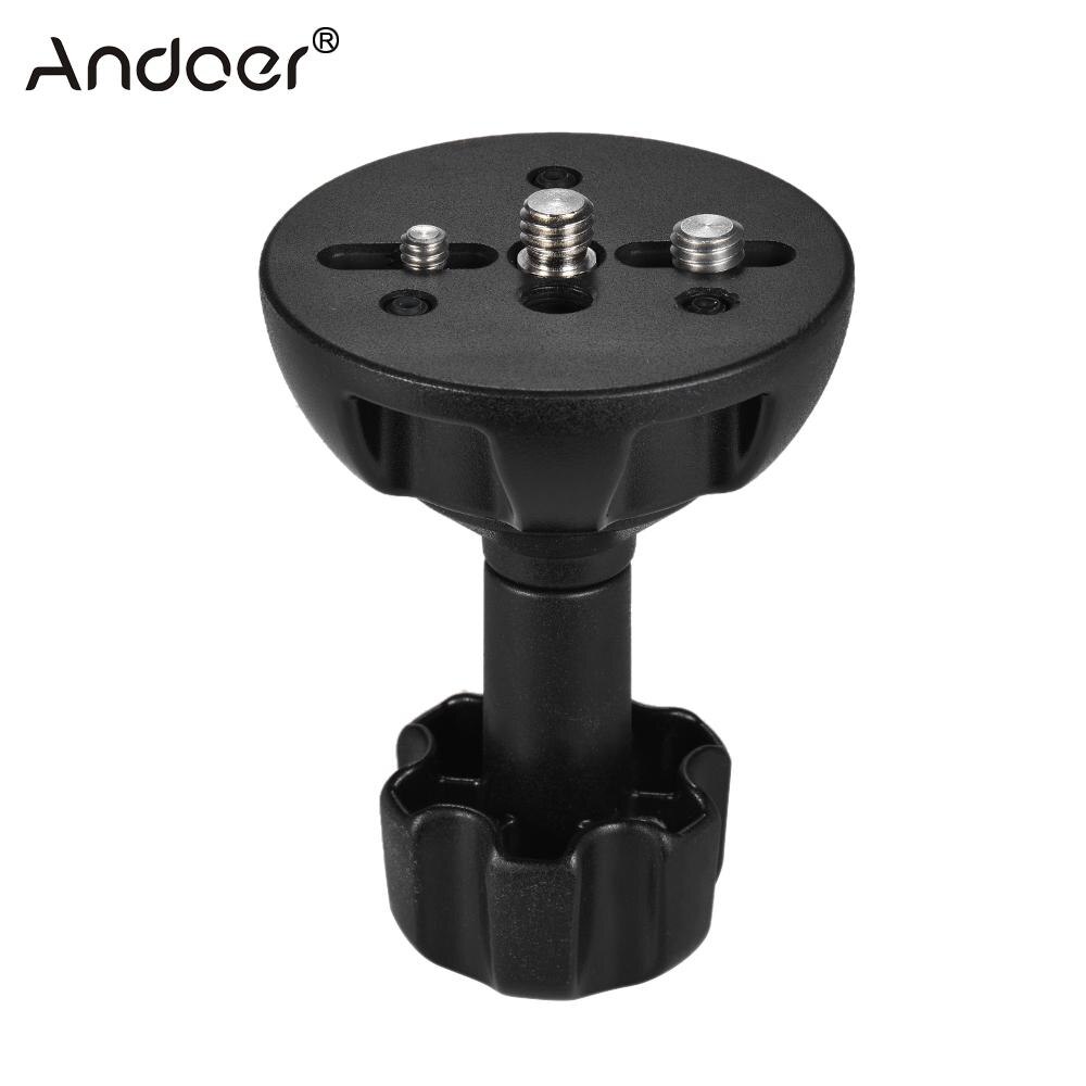 Lega di alluminio 75mm Semisfera Piatto a Bowl Adattatore con 1/4 "e 3/8" viti per Fluid Testa Treppiedi DSLR Rig Camera