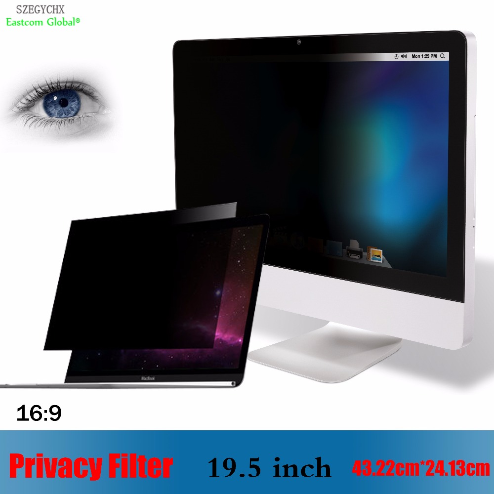 19.5 pollici 43.22cm * 24.13cm proteggi schermo computer portatile privacy tenere sotto controllo del computer pellicola protettiva computer portatili filtro privacy