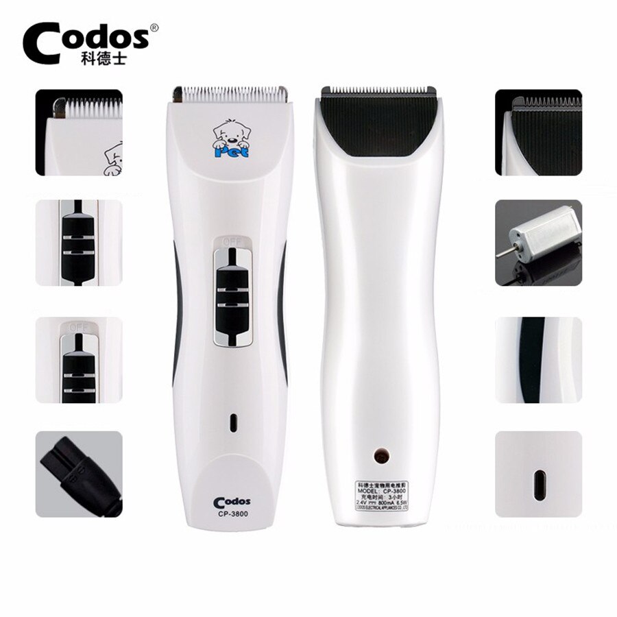 Pet Electric Trimmer Grooming Haircut Shaver Machine Cordless Rechargeable Dog Grooming Clipper