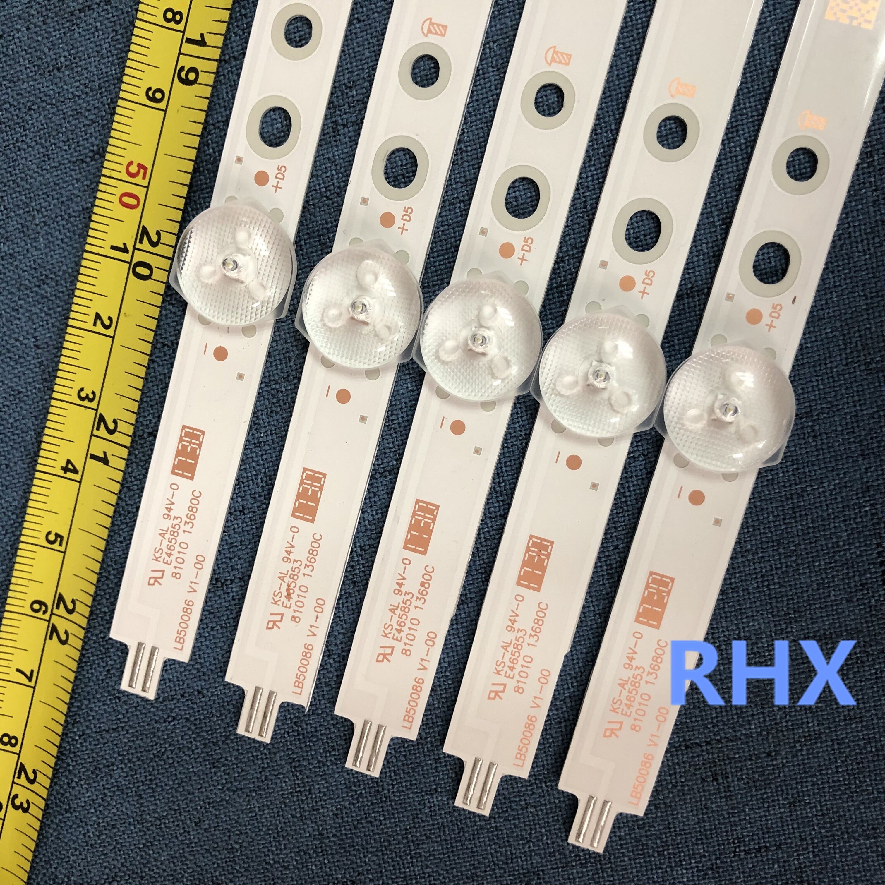 1Set=10pcs LED strip For Ph lips 50&#39;&#39; TV LB50086 V1_00 LB50086 V0_00 LB50089 LB50082 50PUS6162/12 50PUS7383/12 TPT500U1-QVN03.U