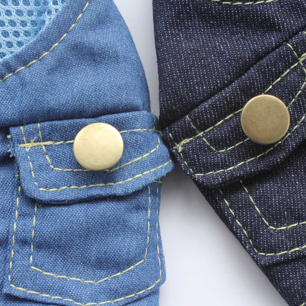 Väst liten hund grimma sele bly denim bröstband för hundar katt 6044039 husdjur valp leveranser sml