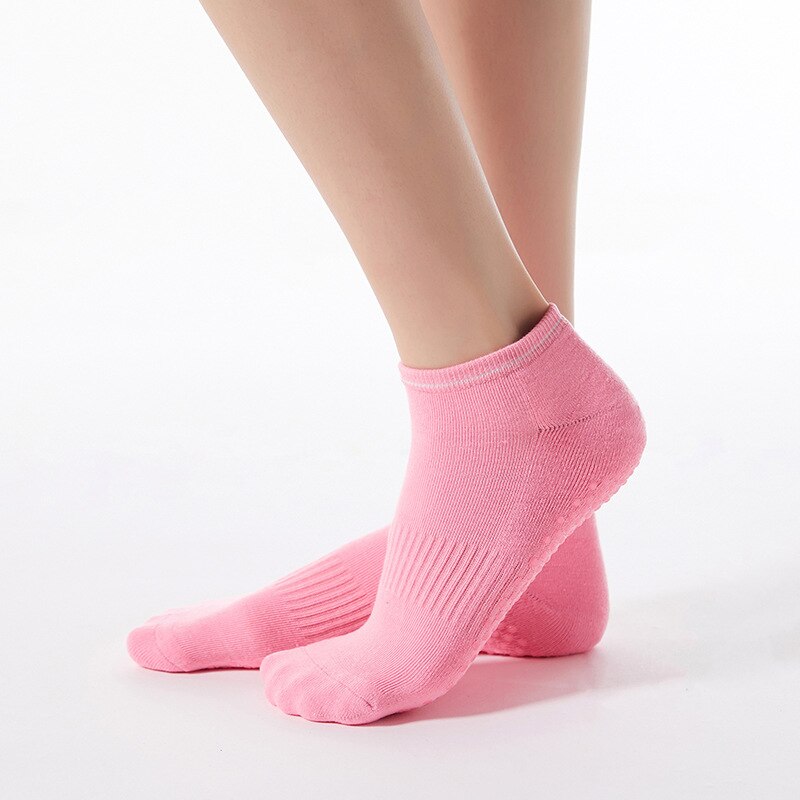 Yoga socks women round head fur socks pure cotton silicone non-slip yoga exercise fitness socks. sport socks