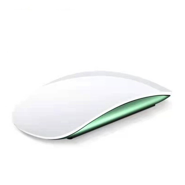 Bluetooth 5.0 Muis Oplaadbare Draadloze Gaming Muizen Roze Slanke Arc Touch Magic Mouse 3 Stille Ergonomische Mause Voor Laptop Gamer: Green Magic Mouse 3