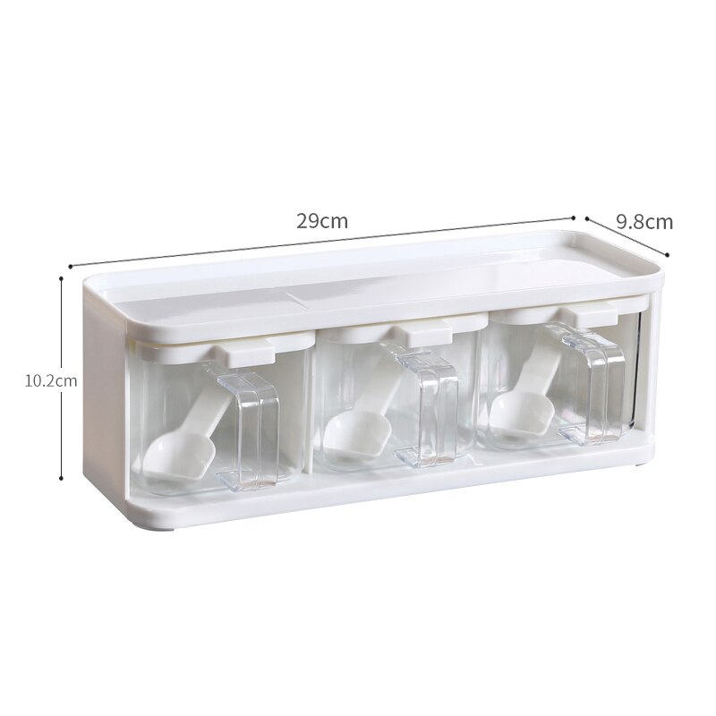 Stackable Condiment Storage Container With Drawer Plastic Seasoning Storage Box Set Kitchen Organizer Rangement Cuisine: drawer 1 layer