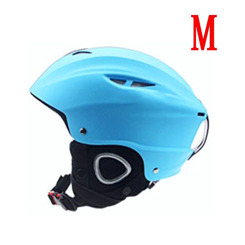 Casque de Ski de pour hommes et femmes adultes, de sécurité, de Snowboard, de Sport, coupe-vent, garde au: blue M