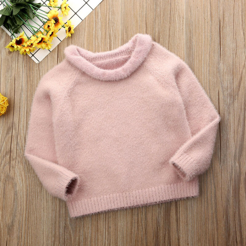 Pudcoco toddler kid baby dreng pige toppe langærmet sweater pullovere vintertøj support