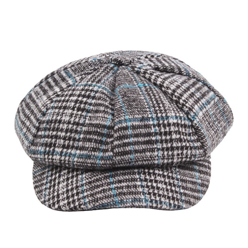 Hoed Vrouwen Unisex Vintage Twill Katoen Baseball Cap Vintage Unadjustable Hoed Sombrero Mujer Casual Mode Plaid Hoed