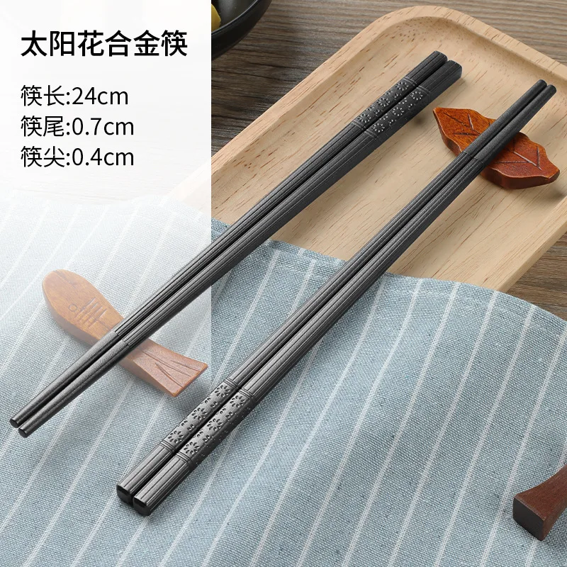 Japanische Essstäbchen aus PPS-Legierung, 10 Paar, Heim- und Küchenzubehör, hitzebeständiges Sushi-Essstäbchen-Geschirr für Restaurants: MULTI