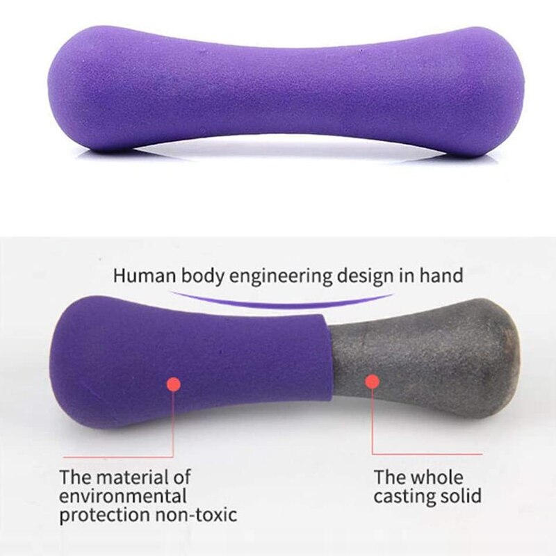 Haltère osseux 2 pièces pour femmes, poids, équipement d'entraînement physique, bras fin, poids, musculation en intérieur, 750g