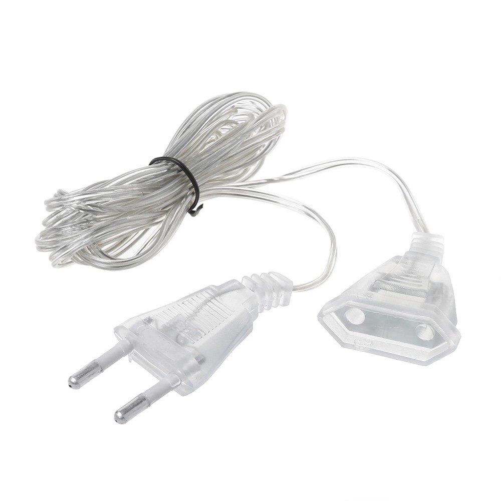 2x2m 3x2m 6x4m jardim ao ar livre led malha net fada luz da corda natal feriado festa de casamento janela cortina guirlanda luzes: 3M Extension Cable / 3X2M 200Leds