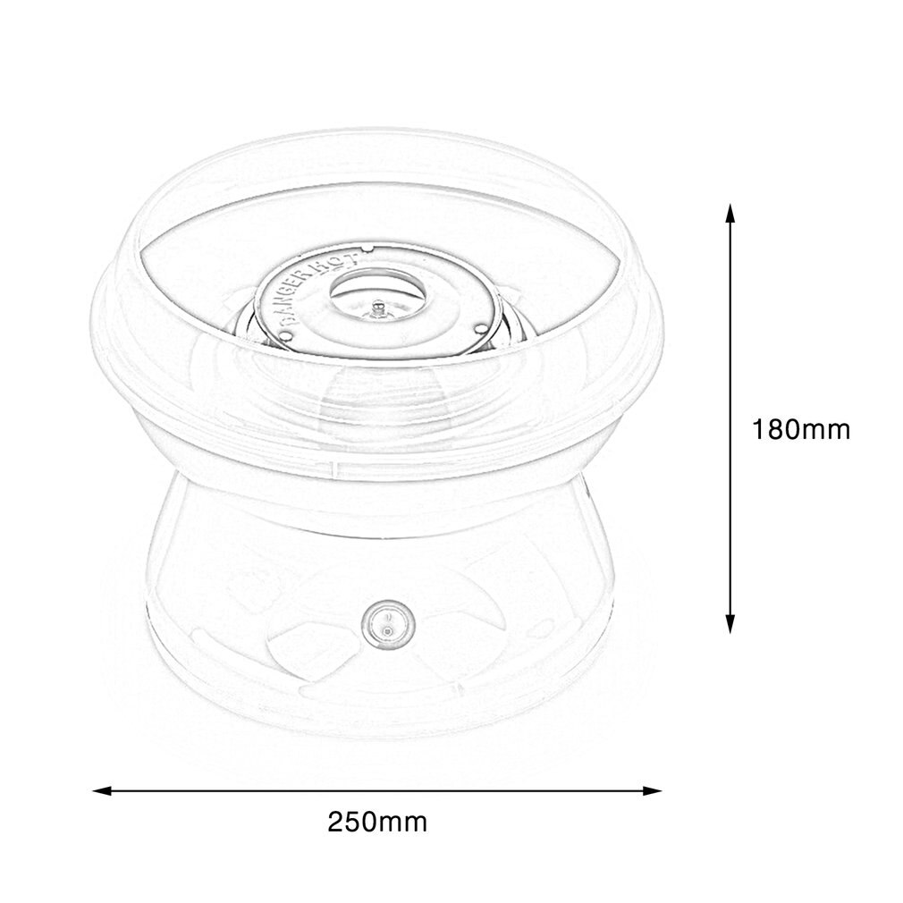 Máquina eléctrica para hacer caramelos de algodón, malvavisco, máquina DIY 220-240V, dispositivo para hacer azúcar de algodón para el hogar, fabricante de aperitivos para niños, enchufe europeo