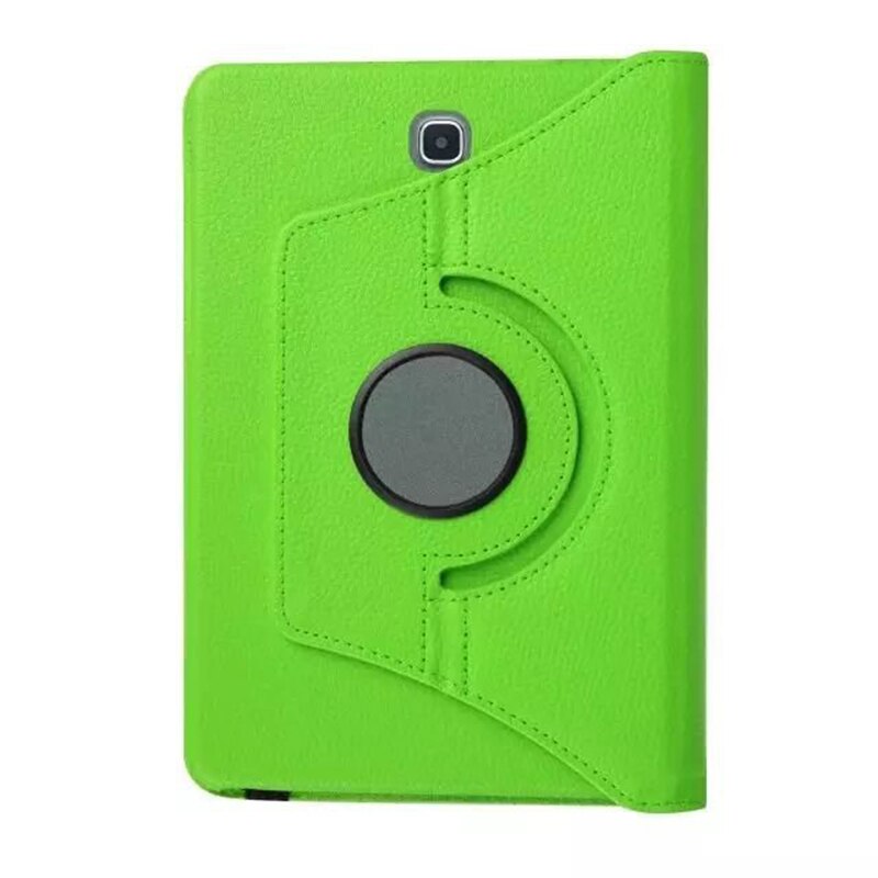 Per Samsung Galaxy Tab S2 9.7 pollici T810 T813 T815 T819 SM-T810 SM-T813 SM-T815 Tablet Caso 360 Girante Cuoio della Staffa copertura: green