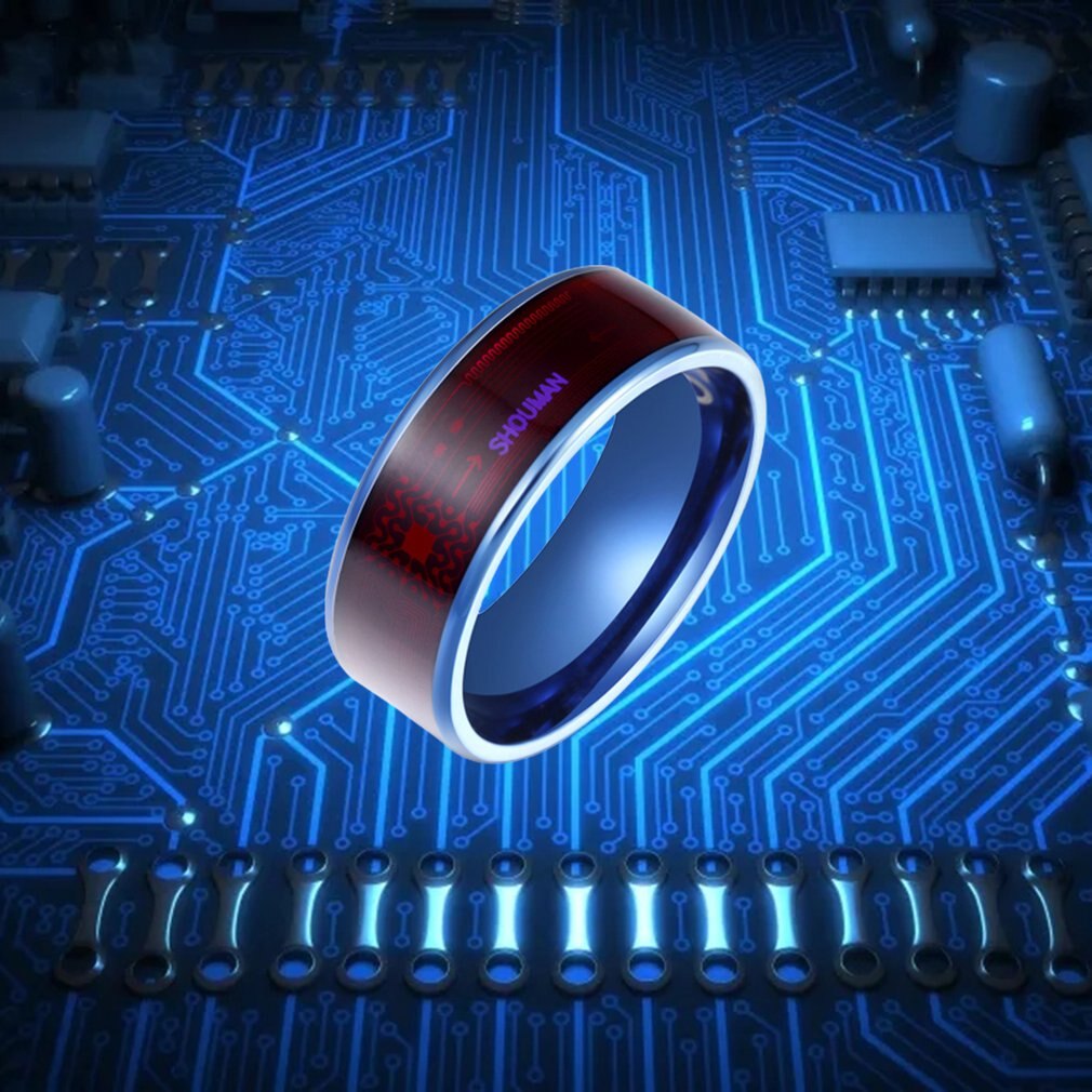 Nfc finger ring, smart ring, wearable, connect device rings for smartphone, mobile phone, smart home accessories