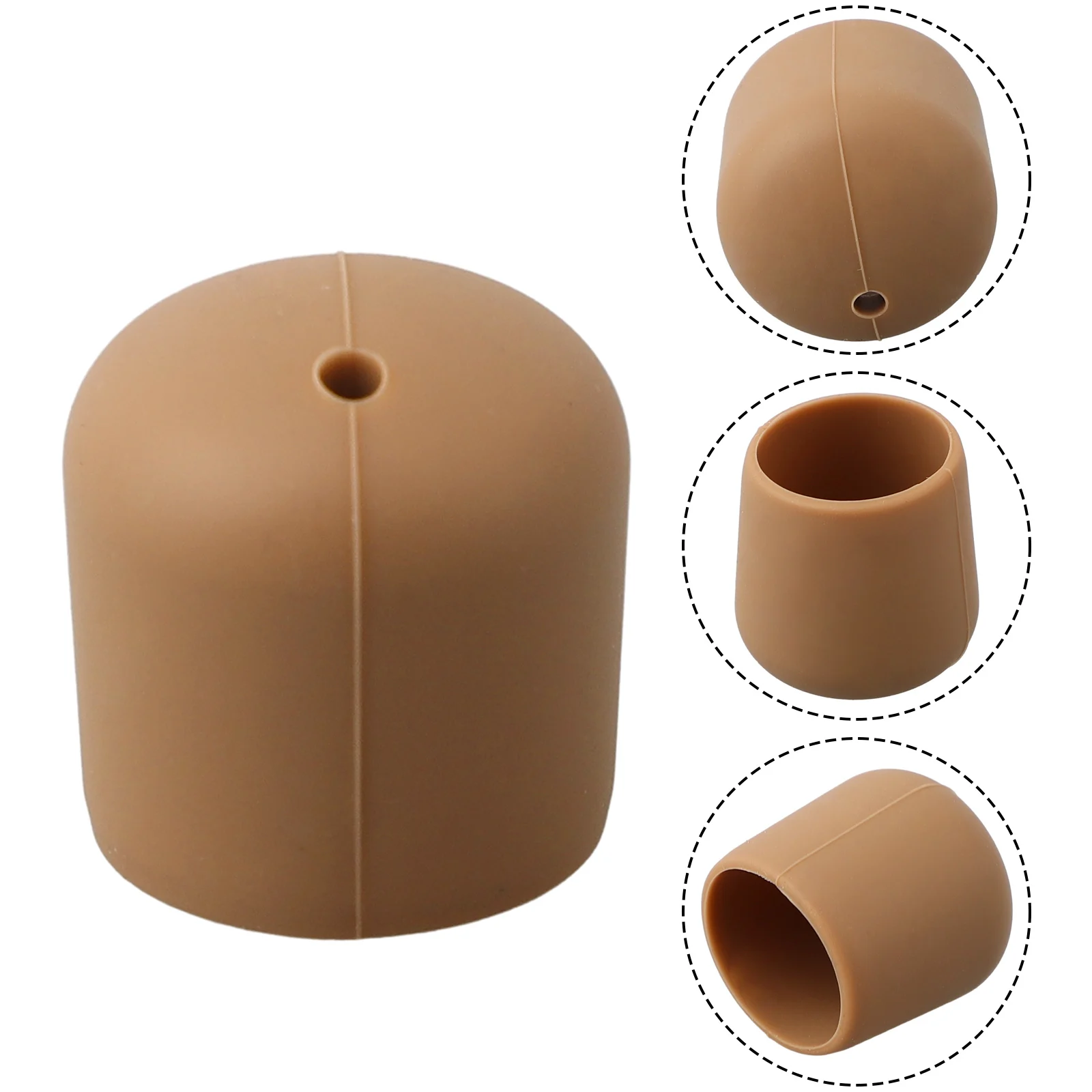 1pc fiskestenger endehetter silikonpluggdeksel fiskestang halepluggbeskytter etui sterk elastisitet fiskeutstyr verktøy s/m/l