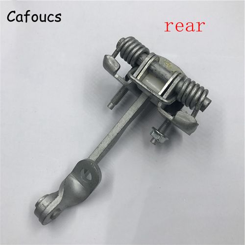 Cafoucs-limitador de Tope de puerta delantero y trasero para coche, bisagra de correa de control para Peugeot 206 207 y Citroen C2, piezas: Gris oscuro