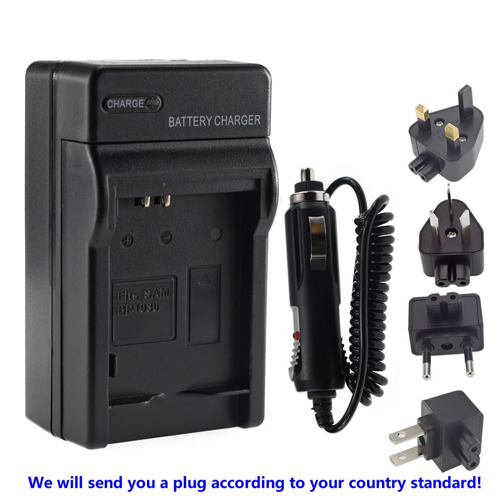 2X BP-1030 Batterij + Lader + Autolader Voor Samsung NX200 NX210 NX1000 NX1100 NX2000 NX2020 NX300 NX300M NX310 NX500