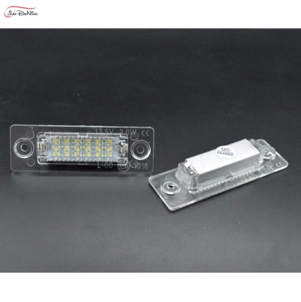 JanDeNing 2 uds libre de Error 18 LED de las luces de la matrícula para VW Caddy/Jetta/Passat/Transpiarter
