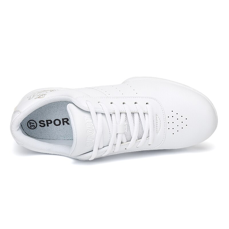 Wit Aerobic Schoenen Kinderen Volwassen Fitness Schoenen Gymnastiek Sport Jazz Dansschoenen Voor Vrouwen Cheerleading Schoenen Womens Size44