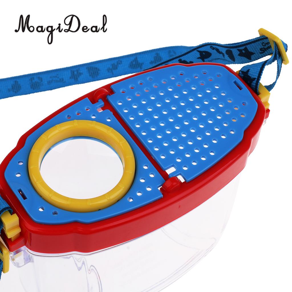 Magideal Bug Insect Viewer Vergrootglas Doos Met Nek Lanyard Tuin Voor Camping Wandelen Vissen Reizen Kids Outdoor Novelty Speelgoed