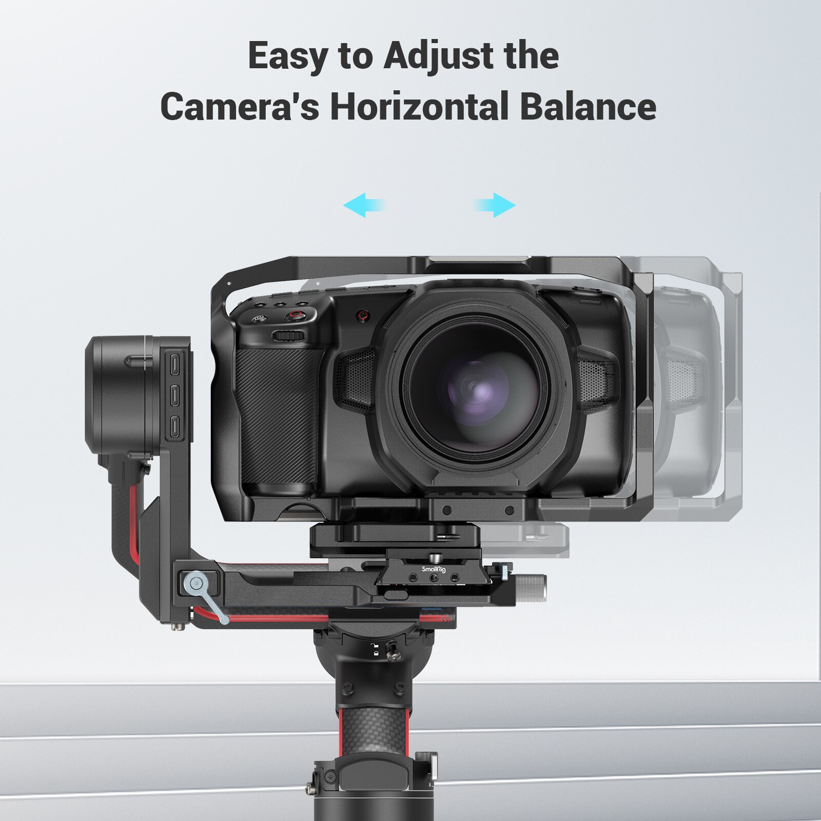 Piastra a sgancio rapido di tipo Arca estesa SmallRig per DJI RS 2 e RSC 2 Gimbal 3162/2851