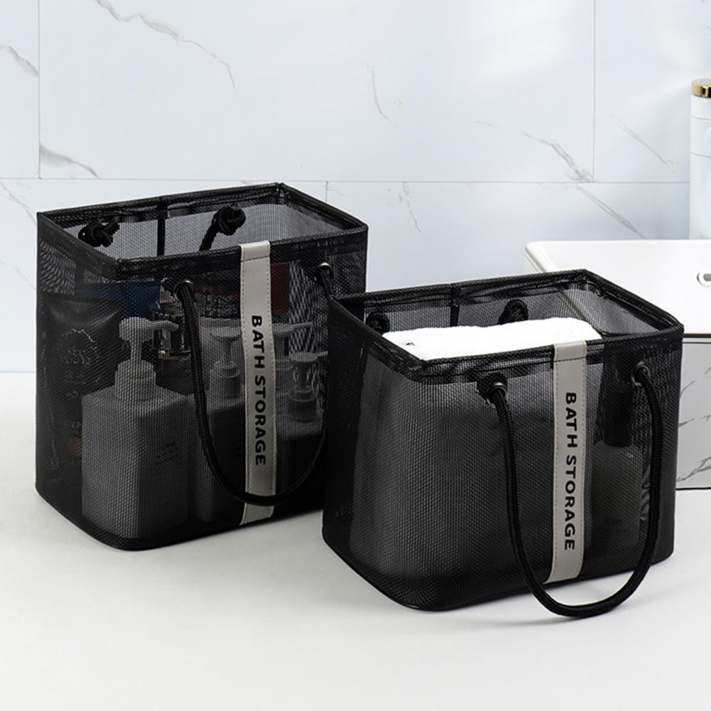 Douchetas Sneldrogend Zware Grote Capaciteit Draagbare Handgreep Mesh Bad Organizer Tas Reis Tote Handtas Organizer Mand