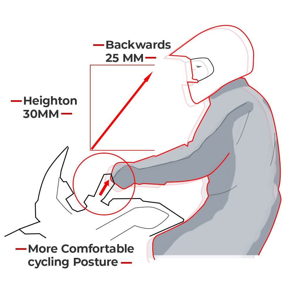 32Mm Stuur Riser Fit Voor Bmw R1250GS Adventure Hp R1200GS Adv Lc S1000XR R1200 R1250 Gs Rallye Verhoog Bewegen terug Handvat Bar