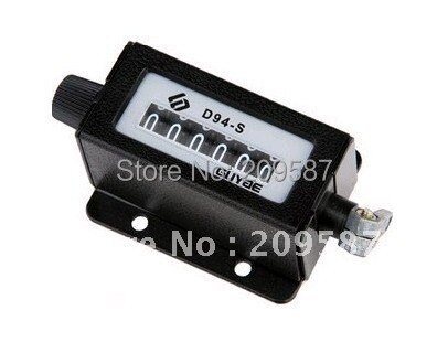 Mechanical 6 Digit Click Counter Manual Hand Tally