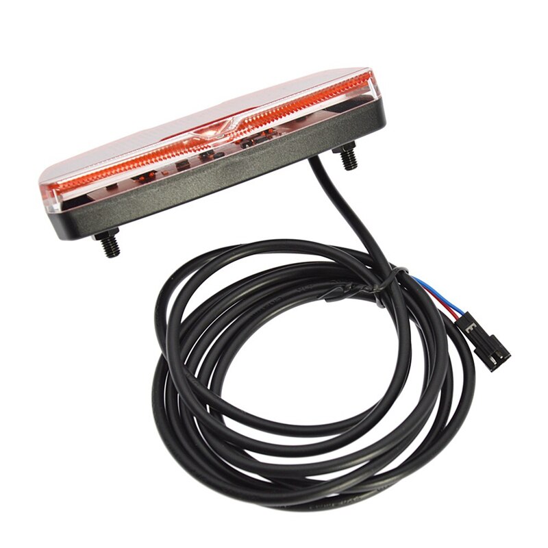 Ebike Achterlicht Elektrische Fiets Achterlicht Ingang 6V- 48V Led Lamp Met Fiets Reflectoren E-Bike achterlicht