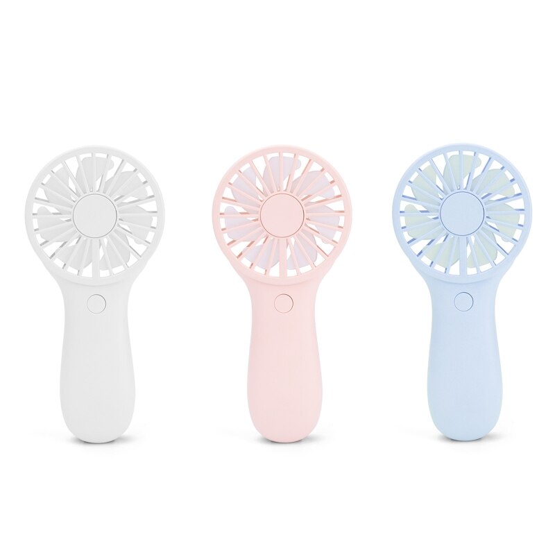 3V AA Battery Powered Fan Small Personal Fan Mini Handheld Fan Speed Adjustable Summer Desk Fan