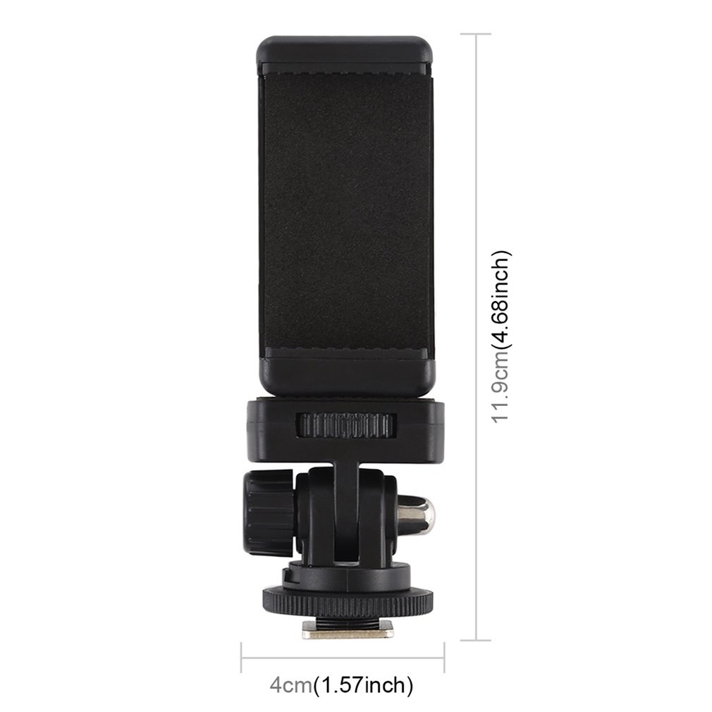 1/4 Polegada rosca sapato frio tripé adaptador de montagem com telefone braçadeira câmera suporte adaptador acessórios da câmera