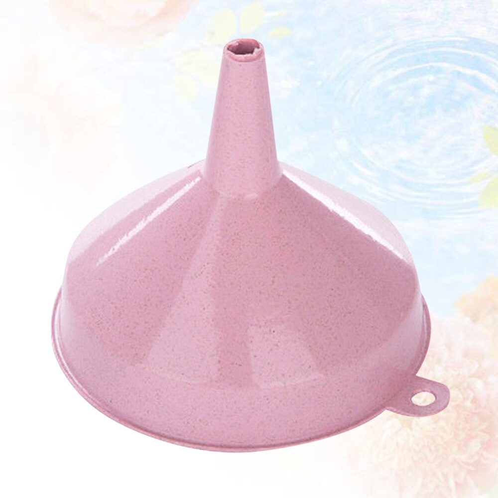 Kitchen Wheat Straw Funnel Liquid Oil Pour Transferring Round Mouth Funnel Hopper Gadget Tool Size for Household Kitchen (Beig