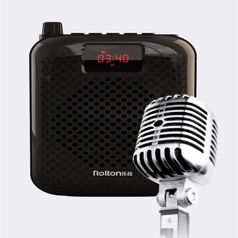K500 Microphone Bluetooth Loudspeaker Portable Auto Pairing Voice Amplifier Megaphone Speaker USB Charging For Teaching Outdoor