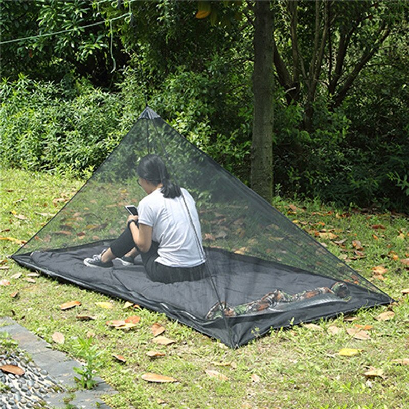 Ultralight Summer Anti Mosquito Mesh Tent 1-2 Person Outdoor Camping Tent Mosquito Insect Repellent Net Tent Beach Mesh Tents