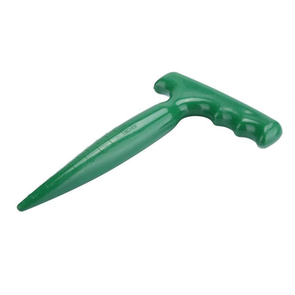 Garden Hole Puncher Hand-held Garden Soil Drilling Hole Tool Portable Scale Garden Digging Hole Puncher Seedling' Transplanter