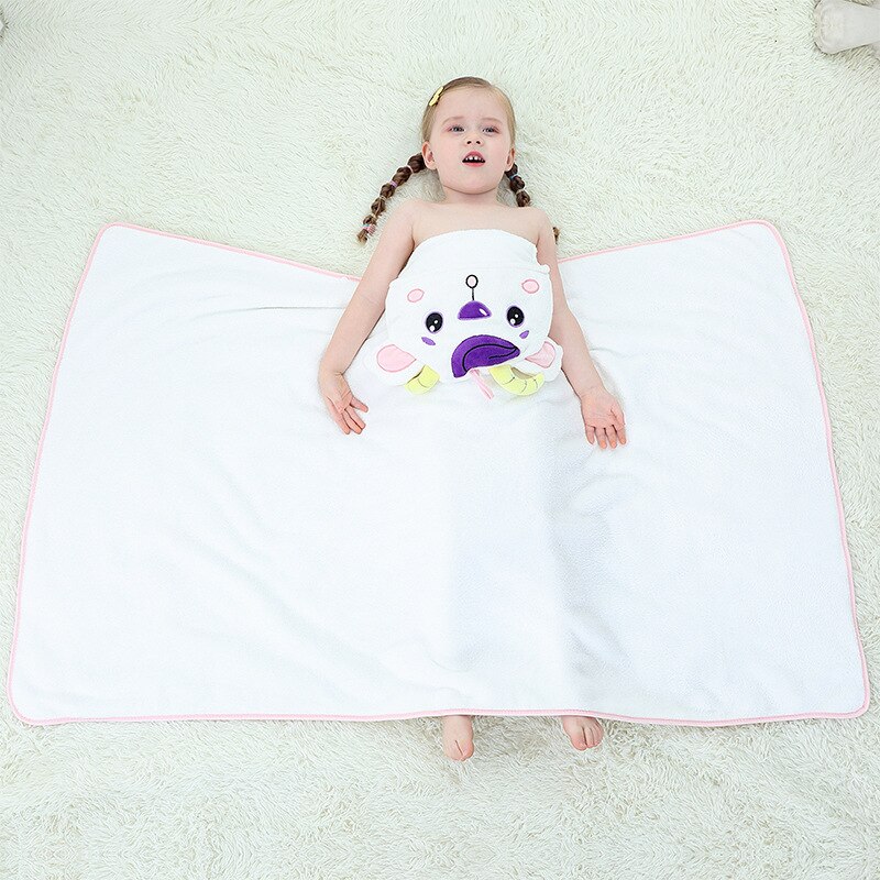 freundlicher Strand Handtuch Art Bademantel Baby Jungen Mädchen Einhorn/Koala/Ziege Ebene Mit Kapuze Schlecht Handtuch 70*120cm freundlicher Karikatur Decke: Ziege