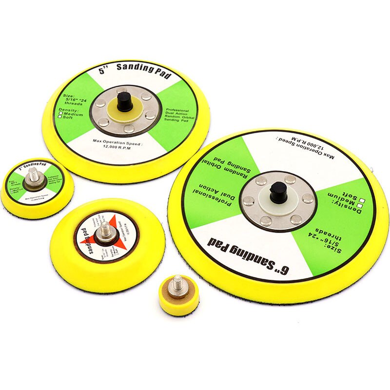 3 Pcs Schuren Pad Dual Action Polijstschijf Polijsten Wiel 1/2/3/4/5/6 Inch Auto Styling
