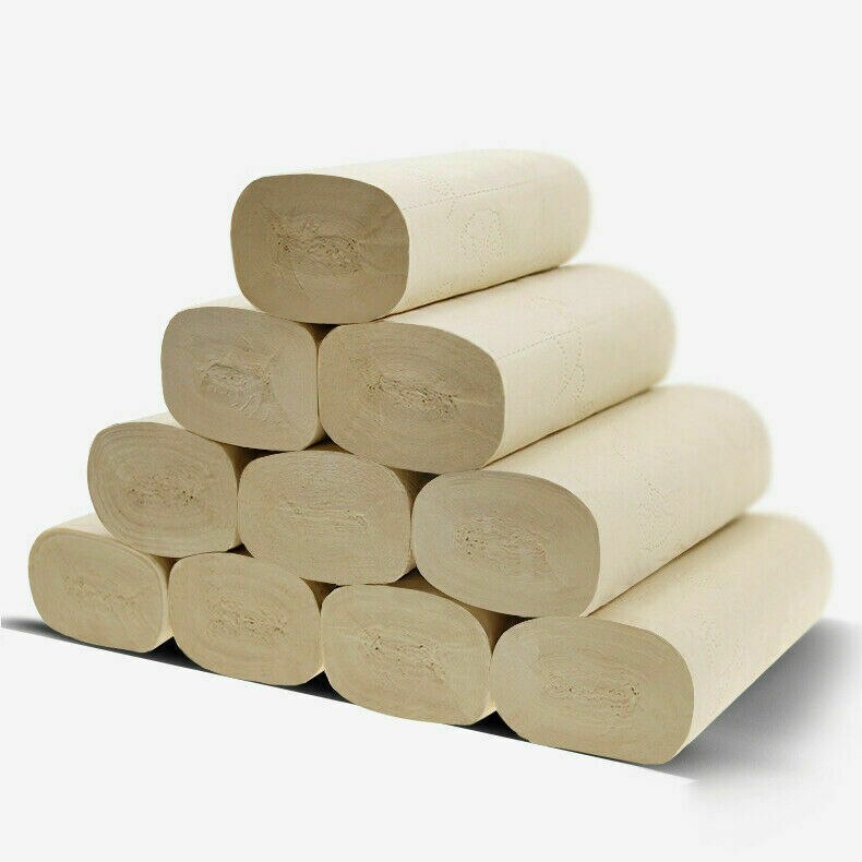 10Rollen Toilettenpapier WC Rollen Klopapier hogar tejido 4-lagig Haushalt