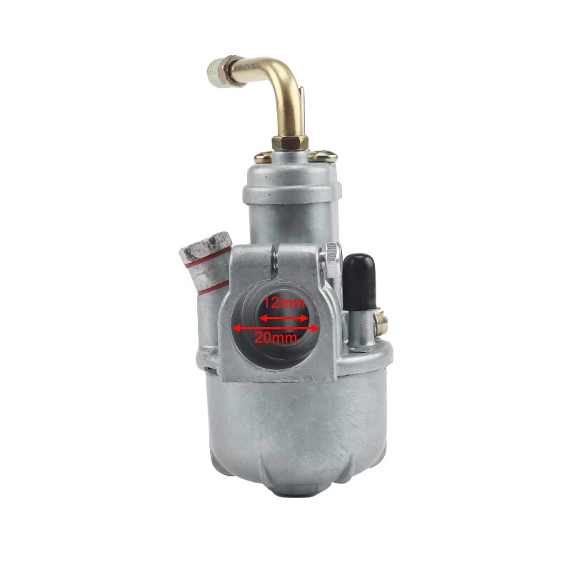Carburador de motocicleta de 12mm para ciclomotor, carburador de estilo Bing Maxi Sport Luxe Newport Cobra