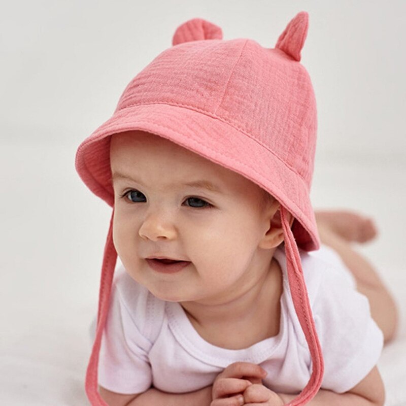 Baby Katoen Pot Cap Fit 3-12 Maanden Zomer Outdoor... – Vicedeal