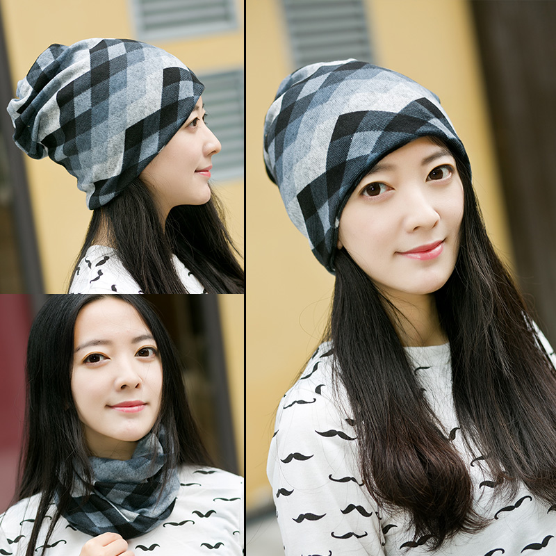Popular Winter Hat Women Knit Slouchy Beanie Girls Bonnet Skull Baggy Warm Female Scarf Gorro Feminino Inverno Cap