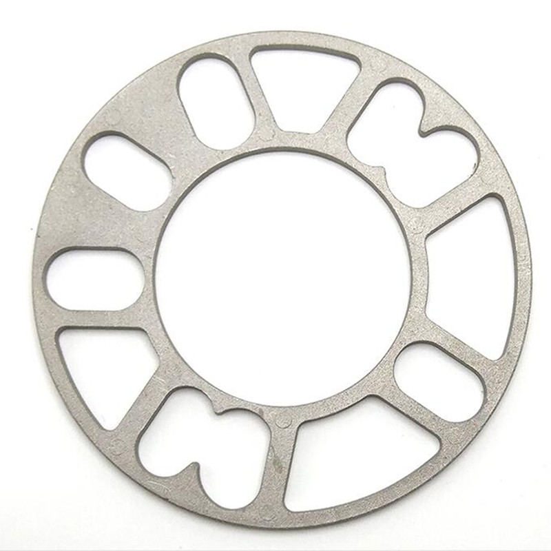 4x Universal 3/5/8/10MM Llanta de Aleación de aluminio prensadas Bohemia adaptador de placa de cuñas 4/5 pendientes de plata