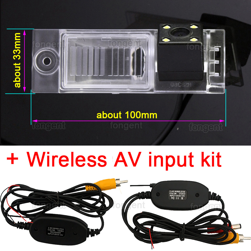 Voor Hyundai Tucson IX35 Auto 170 Graden Speciale Voertuig Achteruitrijcamera Back Off Up Draadloze Reverse auto Camera: 4led Wireless