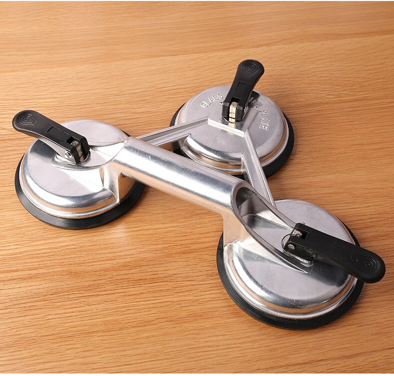 Glassug stark sugsug kaklat golvassistent verktyg kraftiga enkel-dubbel-tre-käftade hanteringsverktyg av aluminiumlegering