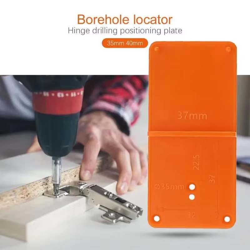 Scharniergat Boren Gids Positionering Mark Sjabloon 26/35/40mm Scharnier Installatie Jig Deur Kast Scharnier Gat Locator Houtbewerking