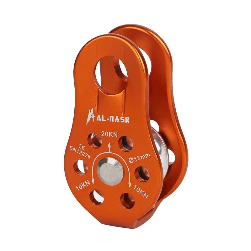 Mountaineering Rigging Equipment Pulley Climbing Rock Altitude Climbing High Pulley Rescue Pulley Mountaineering Cave N4E7: Orange