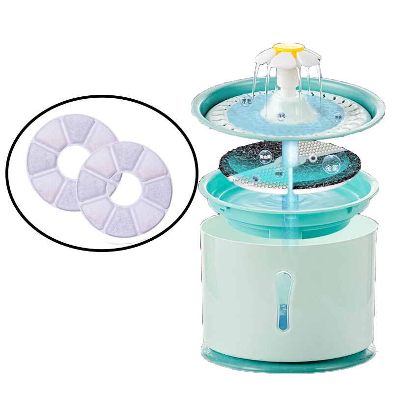 Cat Water Fountain Replacement Filter Pet Activated Carbon Filters Automatic Pet Drinking Fountain Dog Water Dispenser Pack