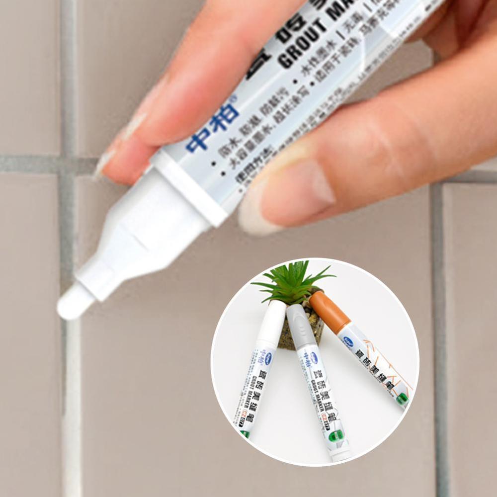 1PC Waterproof Mark Pens Tile Beauty Stitch Pen Tile Repair Pen Seam Reform Wall Glue Aide Porcelain Stitching Agents