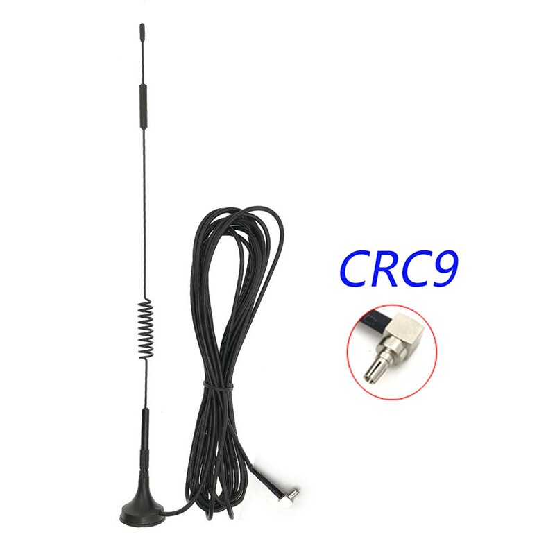 1PC 700-2700 MHz 12dBi 2G 3G 4G LTE Magnetic Antenna TS9 SMA Male GSM External Router Antenna 3m Unmanned vending machine: White