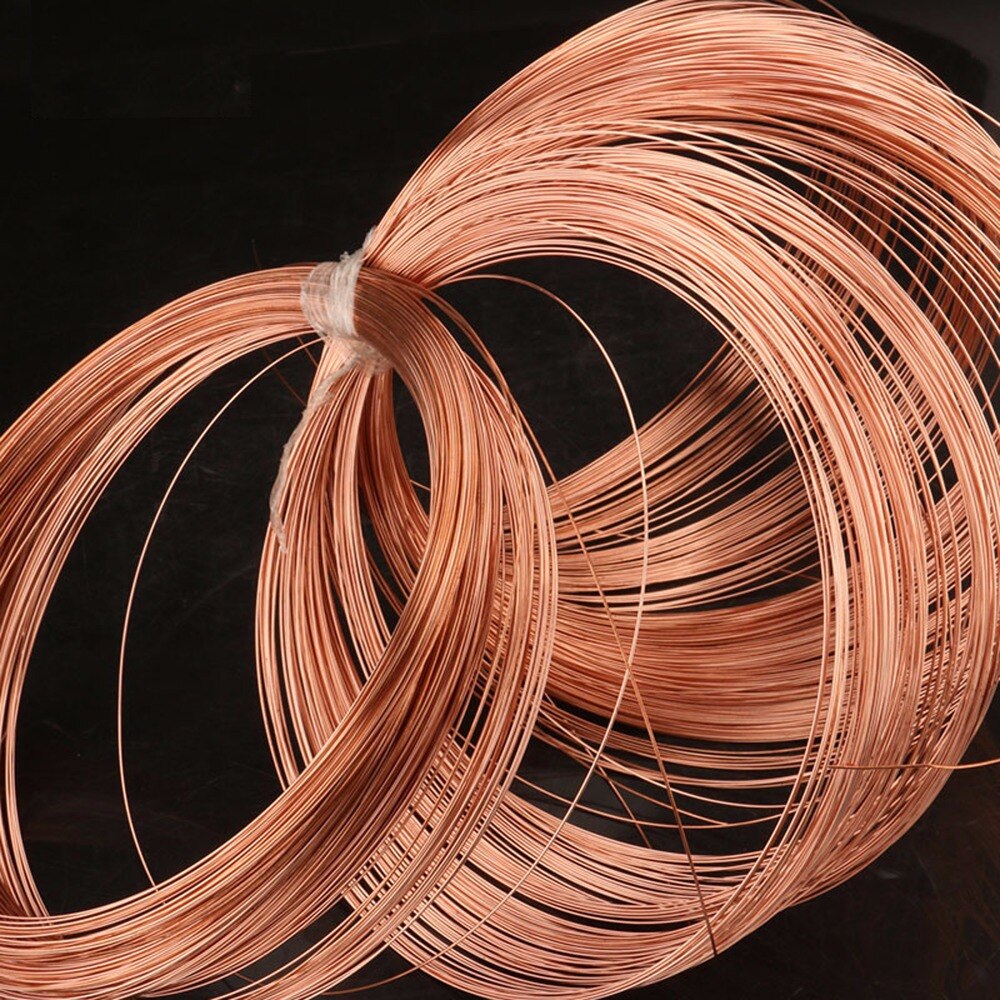 Beryllium kupfer draht C17200 kupfer legierung 0,12mm zu 2,0mm Leitfähigen kupfer draht halb-fest dünnen weiche kupfer draht durchmesser 0,08-5