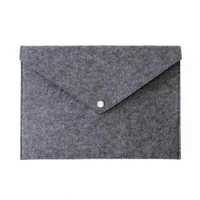 Korea A4 Chemical Felt File Folder Durable Briefcase Note File Holder Supplies Stationery Document Multi-function Bag Offic W8Q2: Default Title